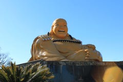 Mi La Pu San Buddha Sonriente, Chen Tien Temple - Foz do Iguaçu royalty free stock photo Mi La Pu San Buddha Sonriente, Chen Tien Temple - Foz do Iguaçu royalty free stock photo