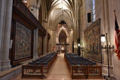 WASHINGTON DC, de V.S. - 17 MEI 2018 - Washington Cathedral-koepel historische kerk stock foto WASHINGTON DC, de V.S. - 17 MEI 2018 - Washington Cathedral-koepel historische kerk stock foto