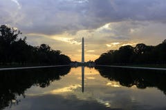 Washington DC Skyline, Washington National Monument at Sunrise royalty free stock image Washington DC Skyline, Washington National Monument at Sunrise royalty free stock image