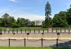 Washington, gelijkstroom - 02 Juni, 2018: Het Witte Huis, Washington DC royalty-vrije stock afbeeldingen Washington, gelijkstroom - 02 Juni, 2018: Het Witte Huis, Washington DC royalty-vrije stock afbeeldingen