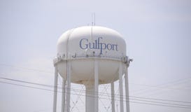Wasserturm Gulfport Mississippi stockbilder Wasserturm Gulfport Mississippi stockbilder