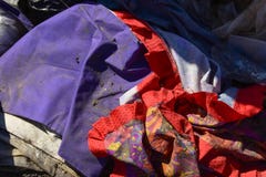 Waste from garbage that is degraded by natural means. royalty free stock photo Waste from garbage that is degraded by natural means. royalty free stock photo