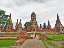 The Wat Chaiwatthanaram temple Ayutthaya Thailand stock photos The Wat Chaiwatthanaram temple Ayutthaya Thailand stock photos