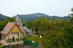 Wat Chalong Temple, Phuket, Tailandia E immagini stock Wat Chalong Temple, Phuket, Tailandia E immagini stock