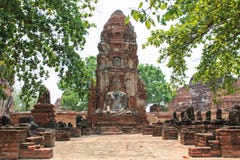 Wat Maha That In Ayutthaya, Thailand Royalty Free Stock Photo Wat Maha That In Ayutthaya, Thailand Royalty Free Stock Photo