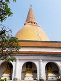 Wat Phra Pathom Chedi imagen de archivo libre de regalías Wat Phra Pathom Chedi imagen de archivo libre de regalías