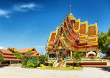 Wat Plai Laem temple in Samui Island, Thailand Stock Photos Wat Plai Laem temple in Samui Island, Thailand Stock Photos