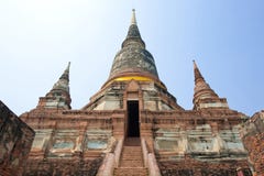 Wat Yai Chai Mongkol Royalty Free Stock Photography Wat Yai Chai Mongkol Royalty Free Stock Photography