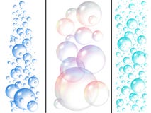Water And Soap Bubbles Stock Photography