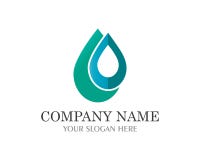 Water Drop Logo template stock illustration Water Drop Logo template stock illustration