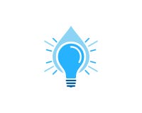 Water Idea Icon Logo Design Element vector illustration Water Idea Icon Logo Design Element vector illustration