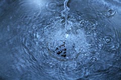 Water in kitchen sink royalty free stock images Water in kitchen sink royalty free stock images