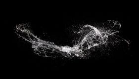 Water splash shape isolated on black background stock images Water splash shape isolated on black background stock images