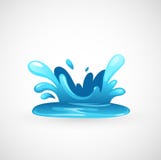 Water splash. Illustration of isolated water splash vector illustration Water splash. Illustration of isolated water splash vector illustration