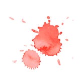 Watercolor drop stain isolated stock image Watercolor drop stain isolated stock image