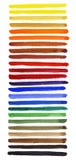 Watercolor spectrum Stock Images Watercolor spectrum Stock Images