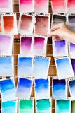 Watercolor swatch ink dye color mix art background stock photos Watercolor swatch ink dye color mix art background stock photos