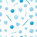 Watercolor texture in blue pastel colors. Hand drawn seamless abstract background for print on fabric or wrapping paper. stock illustration Watercolor texture in blue pastel colors. Hand drawn seamless abstract background for print on fabric or wrapping paper. stock illustration