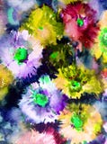 Watercolor τέχνης το αφηρημένο υποβάθρου floral υγρό πλύσιμο σύστασης κλάδων ανθών λουλουδιών αστέρων άγριο θόλωσε τη φαντασία διανυσματική απεικόνιση Watercolor τέχνης το αφηρημένο υποβάθρου floral υγρό πλύσιμο σύστασης κλάδων ανθών λουλουδιών αστέρων άγριο θόλωσε τη φαντασία διανυσματική απεικόνιση