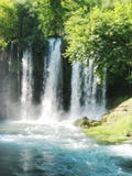 Waterfall Duden In National Park Turkey Stock Photos