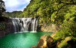 Waterfall scenery