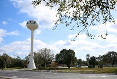 Watertoren bij de Universiteit van Centraal Florida Stock Foto's Watertoren bij de Universiteit van Centraal Florida Stock Foto's