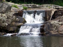 Waterval 3 van de berg stock foto Waterval 3 van de berg stock foto
