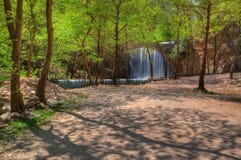 Waterval dichtbij Trikala, Griekenland - de lentebeeld royalty-vrije stock foto's Waterval dichtbij Trikala, Griekenland - de lentebeeld royalty-vrije stock foto's
