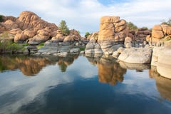 Watson Lake Prescott Arizona stock image Watson Lake Prescott Arizona stock image