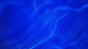 Wave 3d. Wave of particles. Abstract background with a futuristic wave. Big data visualization. Technology concept. 3d landscape. royalty free illustration Wave 3d. Wave of particles. Abstract background with a futuristic wave. Big data visualization. Technology concept. 3d landscape. royalty free illustration
