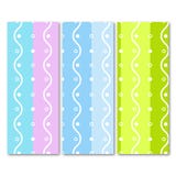 Wave seamless pattern in three different colors vector illustration Wave seamless pattern in three different colors vector illustration