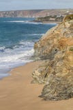 Waves and coastline at Loe Bar, Porthleven stock photo Waves and coastline at Loe Bar, Porthleven stock photo