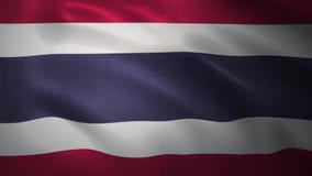 Thailand Flag Animation Stock Video Footage by Megapixl