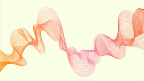 Beautiful light orange, yellow and pink modern abstract business background of a music wave royalty free illustration Beautiful light orange, yellow and pink modern abstract business background of a music wave royalty free illustration
