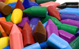 Wax Crayons Stock Images