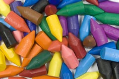 Wax Crayons Stock Photos