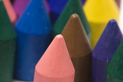 Wax Crayons Stock Image