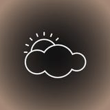 Weather icon on beige background royalty free illustration Weather icon on beige background royalty free illustration