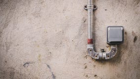 Weatherproof single power plug socket stock photography Weatherproof single power plug socket stock photography