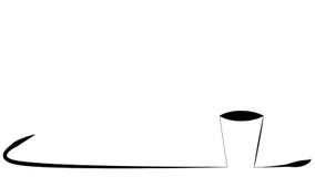 Cup of coffee line art frame stock illustration Cup of coffee line art frame stock illustration