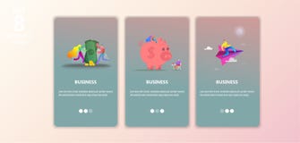 Business landing page template royalty free illustration Business landing page template royalty free illustration