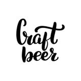 Lettering craft beer royalty free illustration Lettering craft beer royalty free illustration
