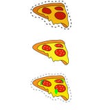 Web. Pizza detailed flat style web icon. Food collection. vector illustration Web. Pizza detailed flat style web icon. Food collection. vector illustration