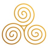 Celtic Triskele royalty free illustration Celtic Triskele royalty free illustration