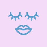 Beauty line vector icon isolated royalty free illustration Beauty line vector icon isolated royalty free illustration