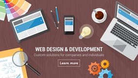 Web design concept desk Royalty Free Stock Image Web design concept desk Royalty Free Stock Image