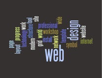 Web Design Word Collage Royalty Free Stock Photo Web Design Word Collage Royalty Free Stock Photo