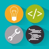 Web-Entwickler-Design stock abbildung Web-Entwickler-Design stock abbildung