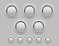 Web Metal Button. Vector illustration royalty free illustration Web Metal Button. Vector illustration royalty free illustration