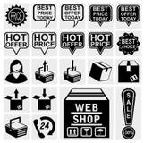 Web shop icon Stock Images Web shop icon Stock Images